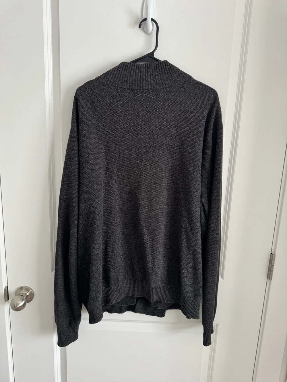 Goodfellow & Co Men's Dark Gray Button-Up Cardigan Sweater
